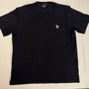 Paul Smith Black Zebra Logo Cotton Crew Neck Men's Jersey T-Shirt XL